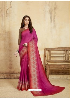 Rani Glorious Designer Party Wear Sari