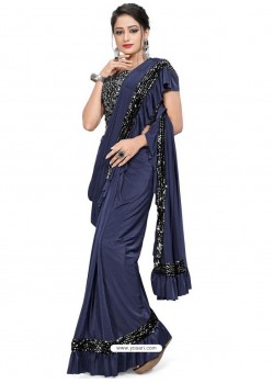 Pigeon Sensational Designer Party Wear Imported Lycra Sari