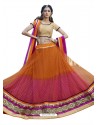 Multi Colour Radiant Heavy Embroidered Designer Party Wear Lehenga