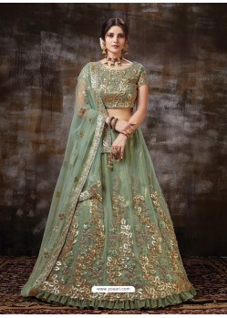 Mehendi Gorgeous Heavy Designer Wedding Wear Silk Lehenga Choli