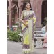 Lemon Designer Party Wear Fancy Fabric Sari
