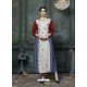 Multi Colour Designer Embroidered Party Wear Heavy Fancy Rayon Kurti