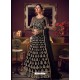 Black Latest Heavy Embroidered Designer Wedding Anarkali Suit