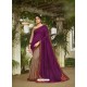 Beige Fabulous Designer Party Wear Chanderi Silk Sari
