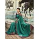 Aqua Mint Fabulous Designer Party Wear Chanderi Silk Sari