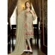 Olive Green Latest Party Wear Designer Faux Georgette Pakistani Suit