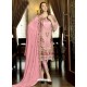 Pink Latest Party Wear Designer Faux Georgette Pakistani Suit