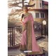 Pink Stylish Party Wear Embroidered Designer Wedding Sari