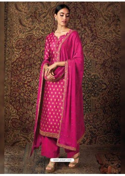 Rani Designer Pure Jam Silk Palazzo Salwar Suit