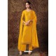 Yellow Designer Pure Jam Silk Palazzo Salwar Suit