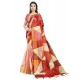 Multi Colour Fabulous Designer Casual Wear Linen Sari