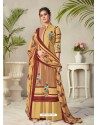 Mustard Designer Pure Cambric Party Wear Palazzo Salwar Suit