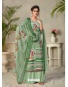 Sea Green Designer Pure Cambric Party Wear Palazzo Salwar Suit