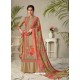 Camel Designer Pure Cambric Party Wear Palazzo Salwar Suit