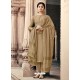 Beige Designer Viscous Maslin Party Wear Palazzo Salwar Suit