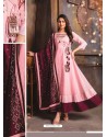 Pink Designer Readymade Party Wear Cotton Mal Kurti With Dupatta