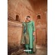 Aqua Mint Designer Pure Maslin Party Wear Palazzo Salwar Suit