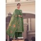 Mehendi Fabulous Designer Party Wear Jam Silk Palazzo Suit