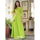 Parrot Green Fabulous Readymade Designer Party Wear Palazzo Salwar Suit