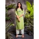 Green Fabulous Readymade Designer Party Wear Palazzo Salwar Suit