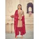 Light Beige Heavy Designer Pure Jam Cotton Punjabi Patiala Suit