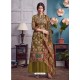 Mehendi Latest Designer Party Wear Pure Jam Palazzo Suit