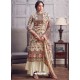 Off White Latest Designer Party Wear Pure Jam Palazzo Suit