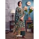 Navy Blue Latest Designer Party Wear Pure Jam Palazzo Suit