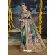 Aqua Mint Designer Classic Traditional Wear Soft Silk Sari