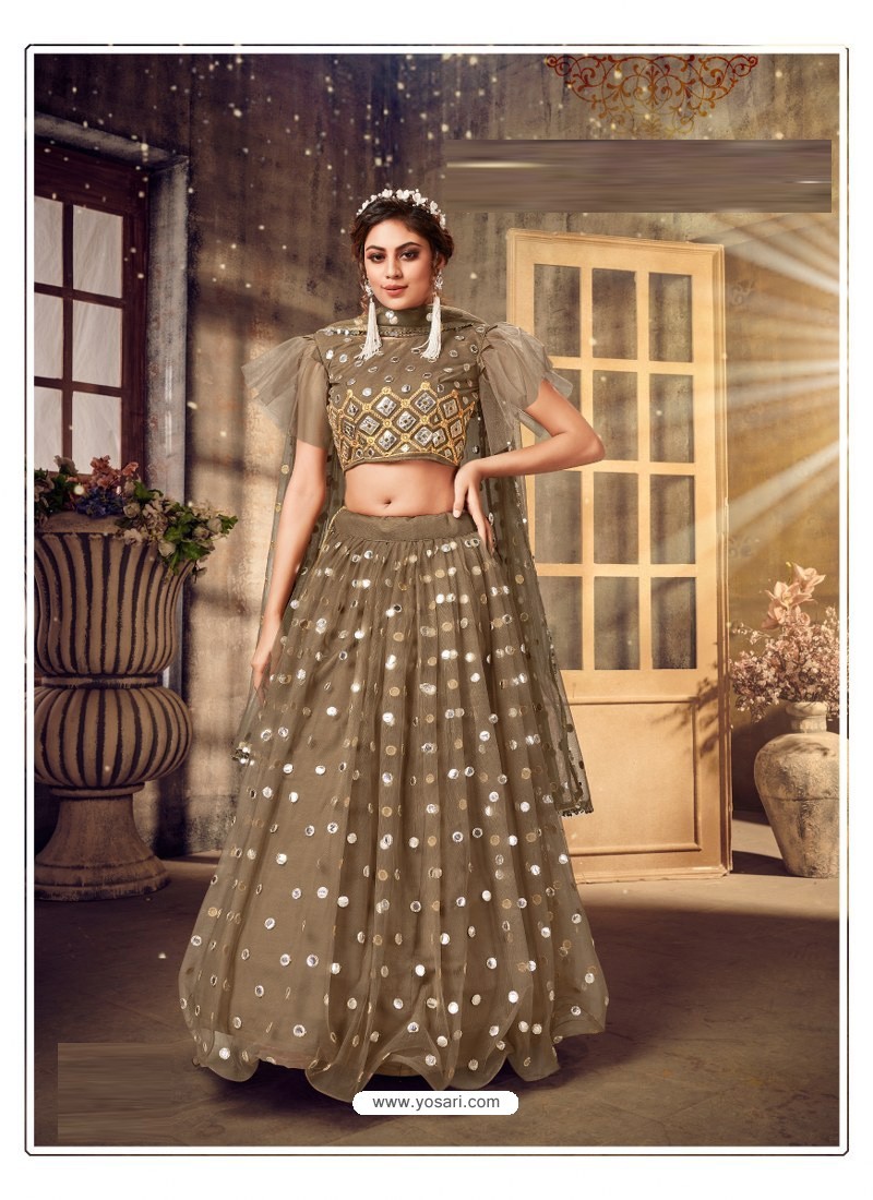 Buy Multicolor cotton mirror lehenga choli at fealdeal.com