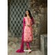 Pink Designer Party Wear Churidar Salwar Suit