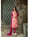 Pink Designer Party Wear Churidar Salwar Suit