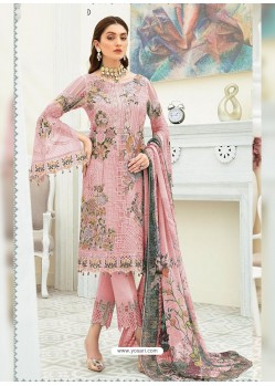 Dusty Pink Party Wear Designer Heavy Georgette Straight Salwar Suit