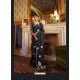 Black Sensational Designer Party Wear Satin Weaving Silk Sari