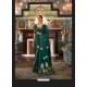 Dark Green Sensational Designer Party Wear Satin Weaving Silk Sari