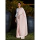 Baby Pink Gorgeous Designer Party Wear Silk Sari