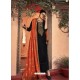 Black Designer Embroidered Party Wear Palazzo Suit
