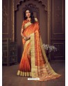 Multi Colour Designer Party Wear Handloom Silk Sari
