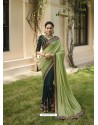 Dark Green Mesmeric Designer Traditional Wear Silk Sari