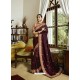 Maroon Mesmeric Designer Traditional Wear Silk Sari