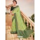 Green Mesmeric Designer Classic Wear Silk Sari