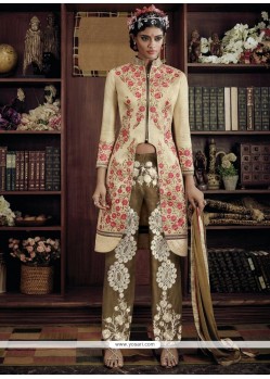 Conspicuous Embroidered Work Georgette Designer Suit