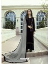 Black Designer Party Wear Soft Silk Salwar Suit