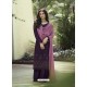Purple Designer Party Wear Soft Silk Salwar Suit