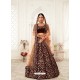 Maroon Gorgeous Designer Heavy Wedding Wear Lehenga