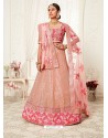Baby Pink Gorgeous Designer Heavy Wedding Wear Lehenga