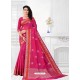 Rani Latest Designer Classic Wear Linen Sari