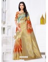 Multi Colour Latest Party Wear Designer Banarasi Jacquard Sari