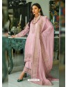 Pink Heavy Designer Party Wear Georgette Palazzo Suit