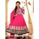 Modernistic Hot Pink Anarkali Salwar Suit